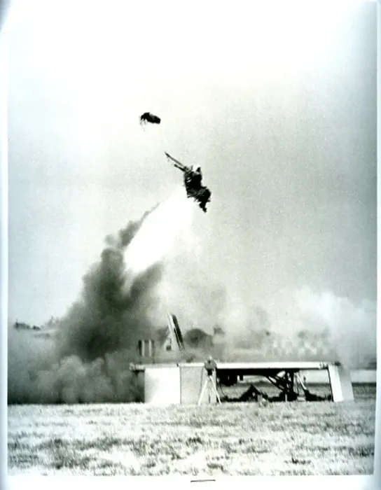  : Ejector seat being tested