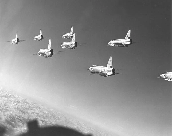 English Electric Lightnings in formation