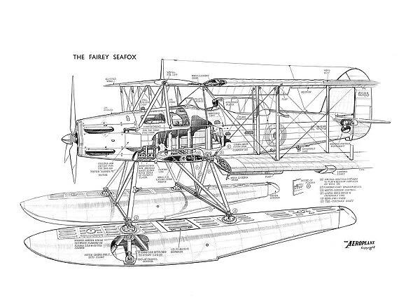 Fairey Seafox Cutaway Drawing
