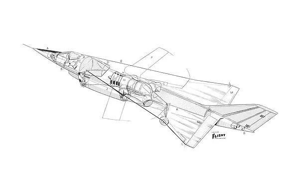 Fokker Alliance vstol aircraft Cutaway Drawing