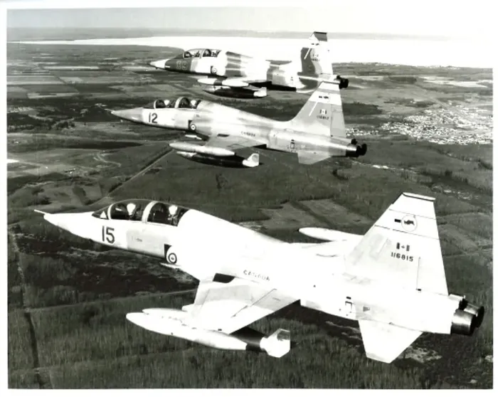 : Formation of CF-5D freedom fighter aircraft from 419 Tactical Fighter Training Squadron Canada : Formation of CF-5D freedom fighter aircraft from 419 Tactical Fighter Training Squadron Canada
