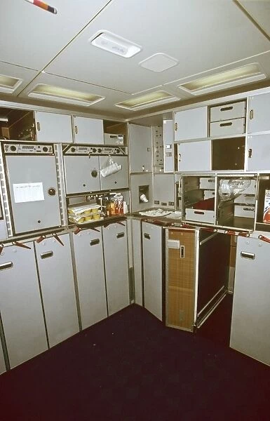 Galley in American Airline Boeing 777