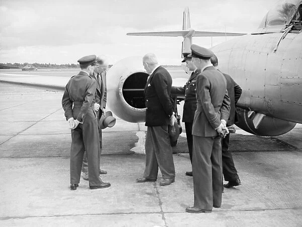 Gloster Meteor 615 Sqn Biggin Hill 1952 (c) Flight