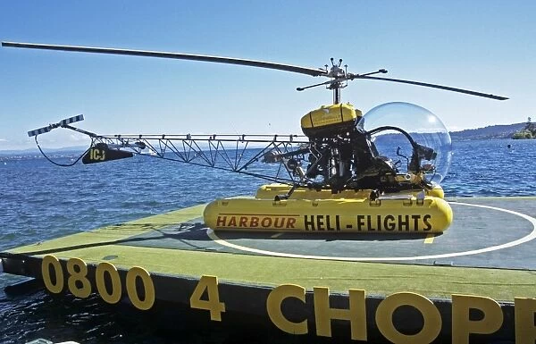 Harbour Heli-flights on Lake Taupo, New Zealand