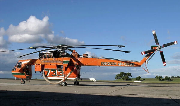 Helicopter. Erickson Air-crane used for fighting bush fires