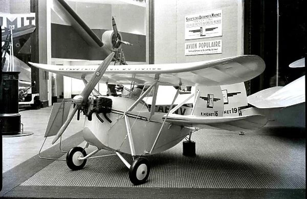 ignet 16 single seater aircraft, 1930's