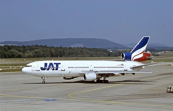 JAT MDC DC-10-30 at Zurich Airport, Switzerland