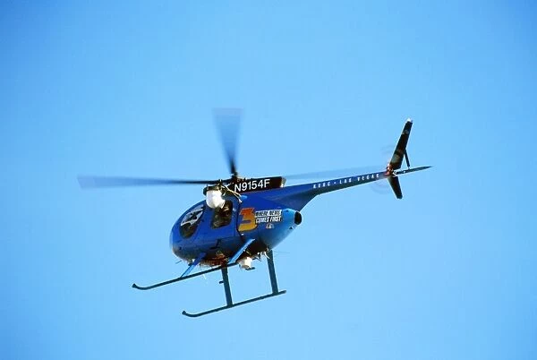 News Helicopter. press kubu news helicoptr hughes 369hs las vergas usa