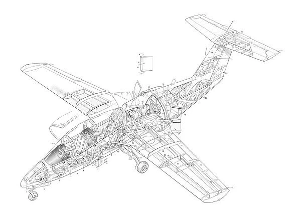 RFB AT1-2 fantrainer Cutaway Drawing