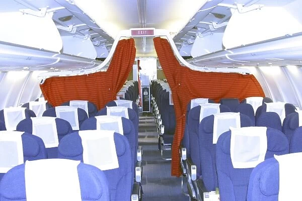 SAS 737-600. Business Class & economy cabin