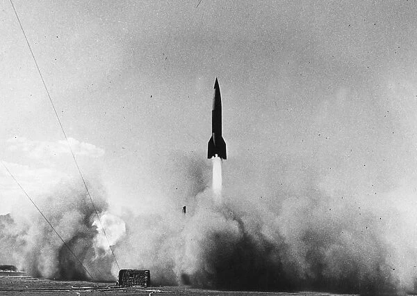 V2 rocket being fired