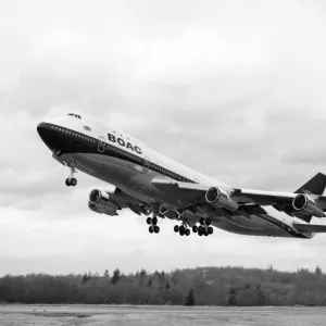 1st Boeing 747 for BOAC