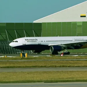 Airbus A300-600 Monarch at Manchester Airport