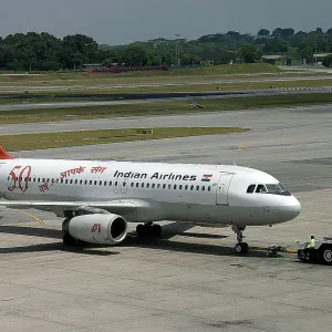 Airbus A320 Indian Airlines in special livery