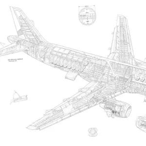 Airbus A330 Cutaway Drawing