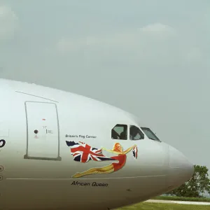 Airbus A340-300 Virgin artwork