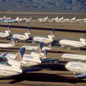 Aircraft in storage at Mojave USA