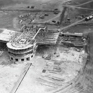 Airport: Elmdon, Birmingham under construction 1939