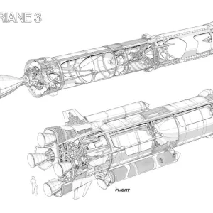 Ariane Tone Side View - 3 Cutaway Drawing