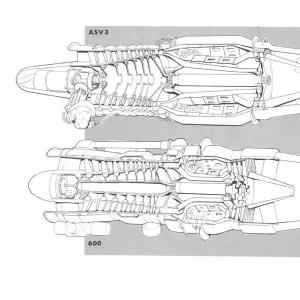 Armstrong Siddeley Viper ASV 3 Cutaway Drawing