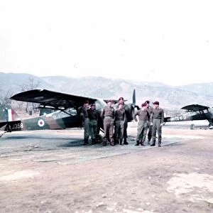 he Auster AOP6 was designed as a successor to the Taylorcraft Auster V, it had a strengthened fuselage, increased all-up weight and a 145 hp (108 kW) de Havilland Gipsy Major 7 engine. On an airbase in Korea during the Korean War 1953
