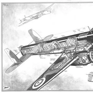 AW38 Whitley Cutaway Drawing