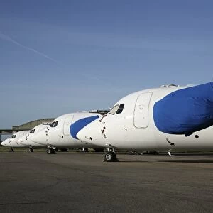 BAe 146 and Avro RJs stored at Kemble