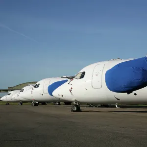 BAe 146 and Avro RJs stored at Kemble