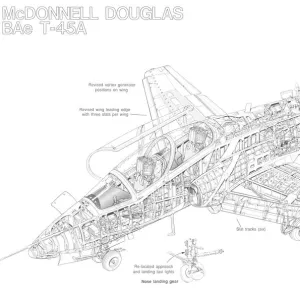 Bae Hawk T. 45A Cutaway Drawing