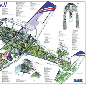 Beechcraft Beech Mk II cutaway