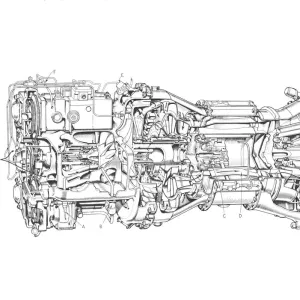 Blackburn Turbomeca Turmo 600 Cutaway Drawing