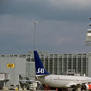 Boeing 737-800 SAS at Stockholm Airport, Sweden