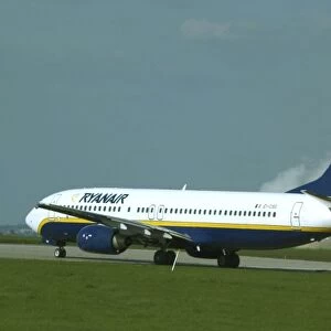 Boeing 737 Ryanair at East Midlands Airport