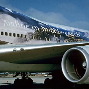 Boeing 747-400 Air New Zealand in special Lord of the Rings livery