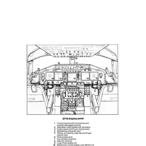 Boeing 747-400 Cockpit Cutaway Poster