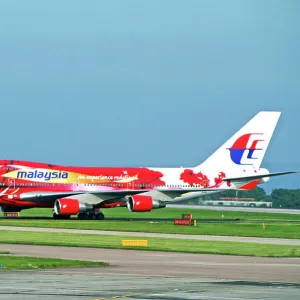 Boeing 747-400 Malaysian in special livery