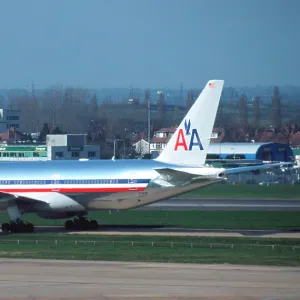 Boeing 777 at London Heathrow airport