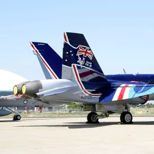 Boeing F18 RaF in special anniversay livery