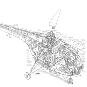 Bristol 171 Sycamore Cutaway Drawing