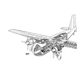 Bristol Britannia Wayferer Cutaway Drawing