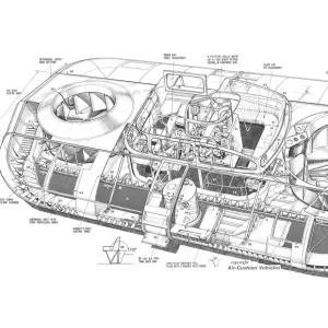 Britten Norman Cushioncraft CC-2 Cutaway Drawing