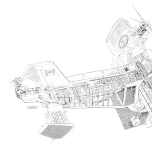 Canadair CL 84-1 Cutaway Drawing