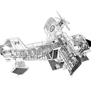 Canadair CL84 Dynavert Cutaway Drawing
