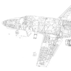 Cessna Citation Mustang Cutaway Drawing