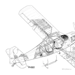 Champion Citabria Cutaway Drawing