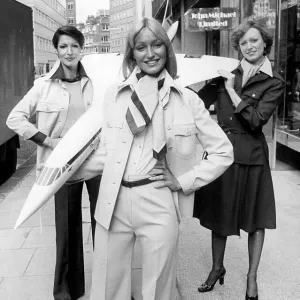 The Concorde look for Stewardesses