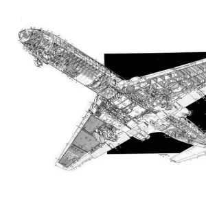 DH106 Comet 4B Cutaway Drawing