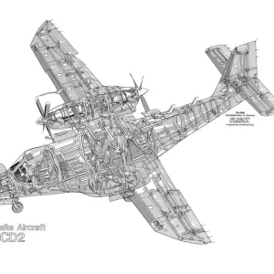 Dornier Seastar CD2 Cutaway Drawing