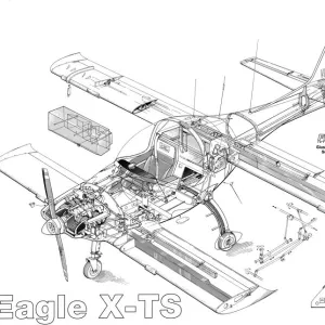 Eagle X-TS Cutaway Drawing