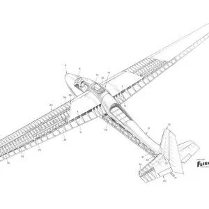 Elliotts Olympia Type 465 Cutaway Drawing